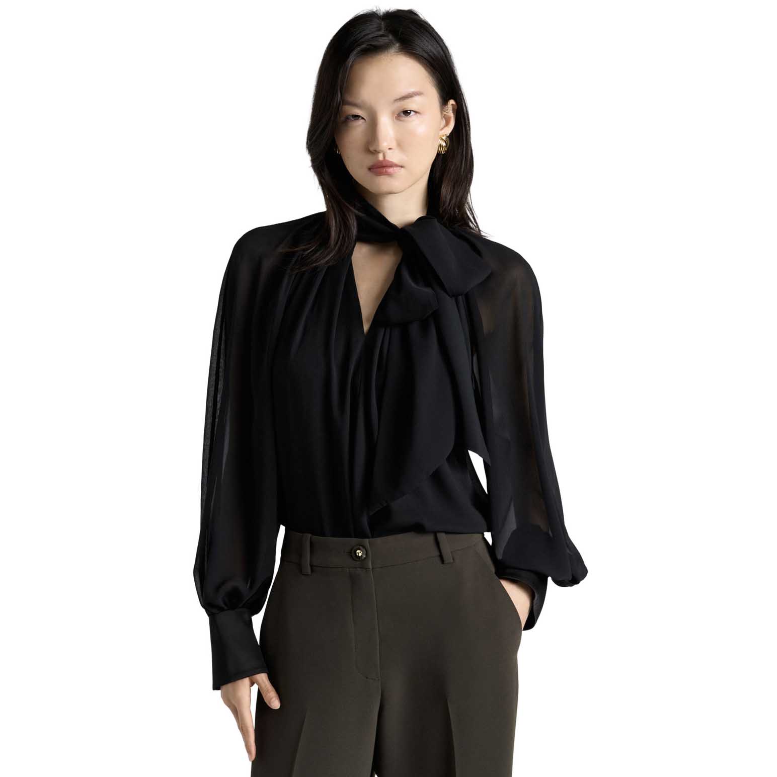 Cue Yoryu Georgette Blouse